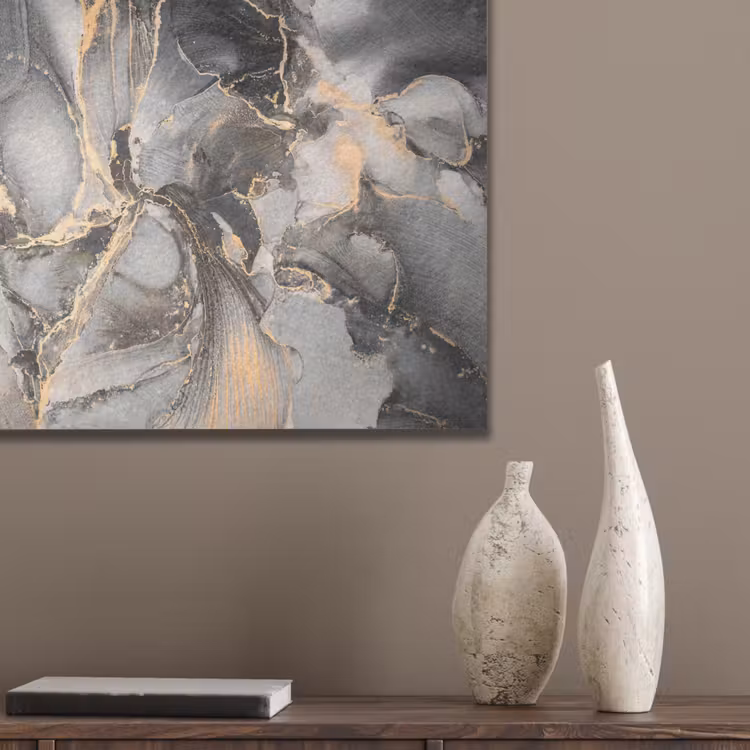 Grijs - Luxe - Goud - Marmer PET vilt klein -sfeer6_closeup