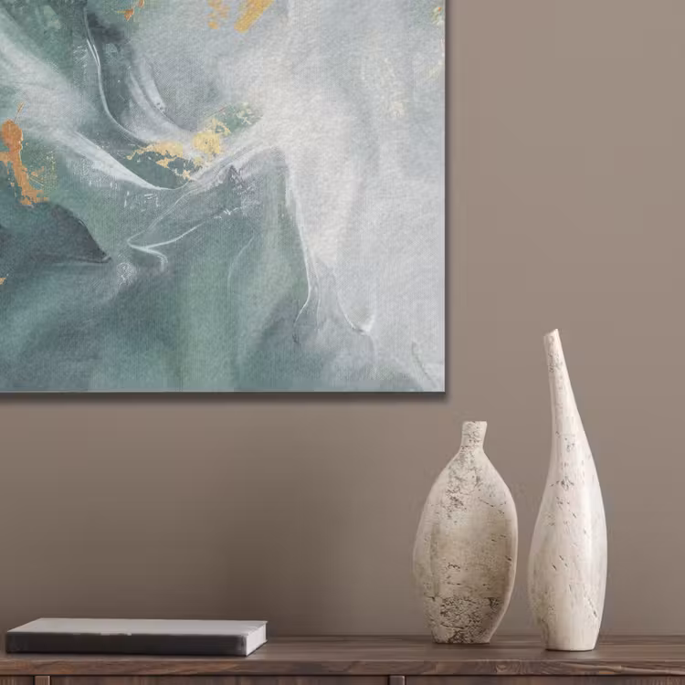 Groen - Modern - Marmer - Abstract PET vilt klein -sfeer6_closeup