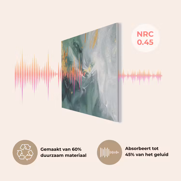 Groen - Modern - Marmer - Abstract PET vilt klein -USP_NL