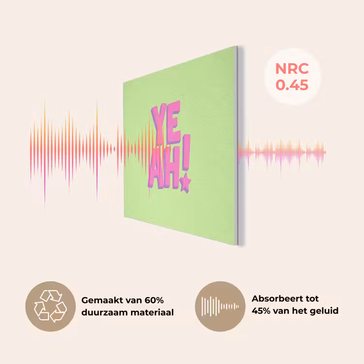 Groen - Neon - Quote PET vilt klein -USP_NL