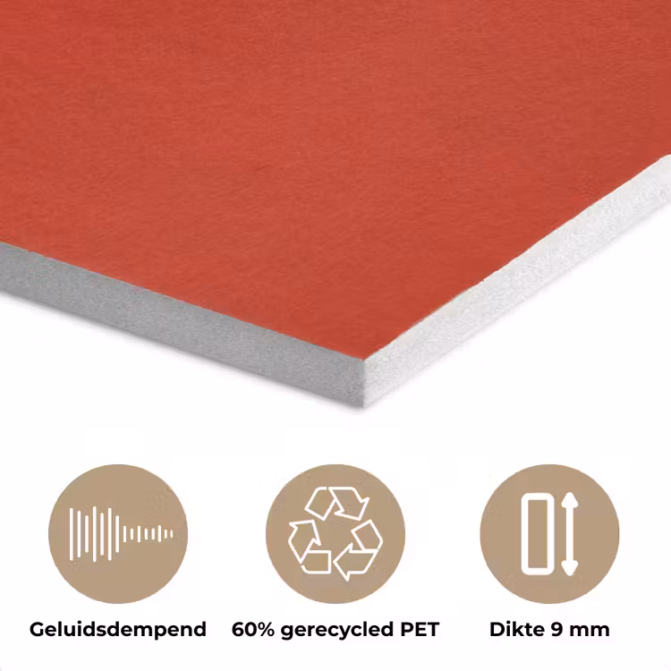 Windhond - Minimalistisch - Rood PET vilt klein -closeup_NL
