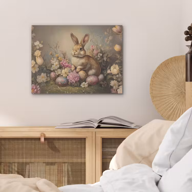 Haas - Stilleven - Bloemen PET vilt klein -sfeer3