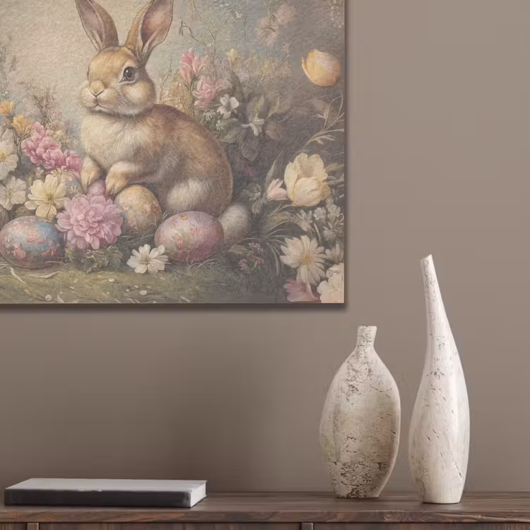 Haas - Stilleven - Bloemen PET vilt klein -sfeer6_closeup