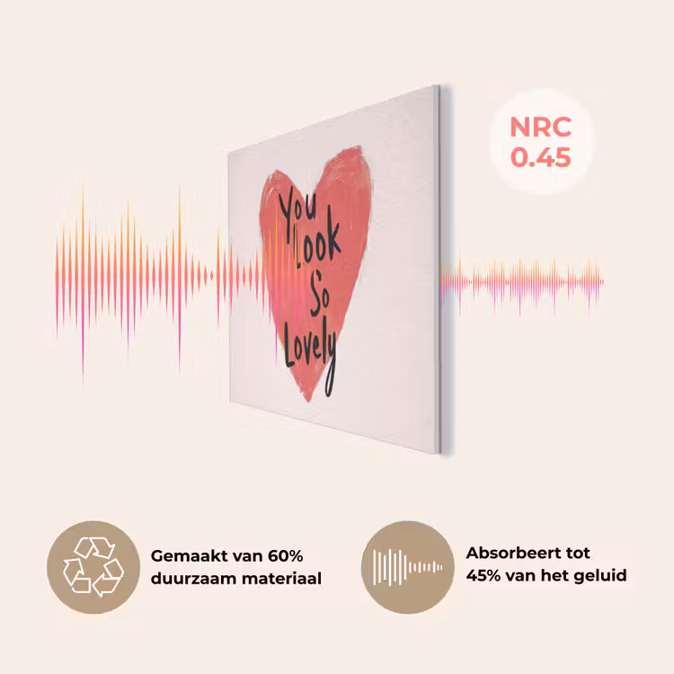 Hart - Rood - Valentijn PET vilt klein -USP_NL