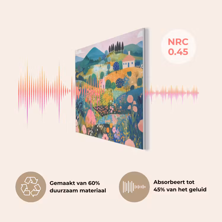 Heuvellandschap - Fantasierijk - Kleurcontrasten PET vilt klein -USP_NL