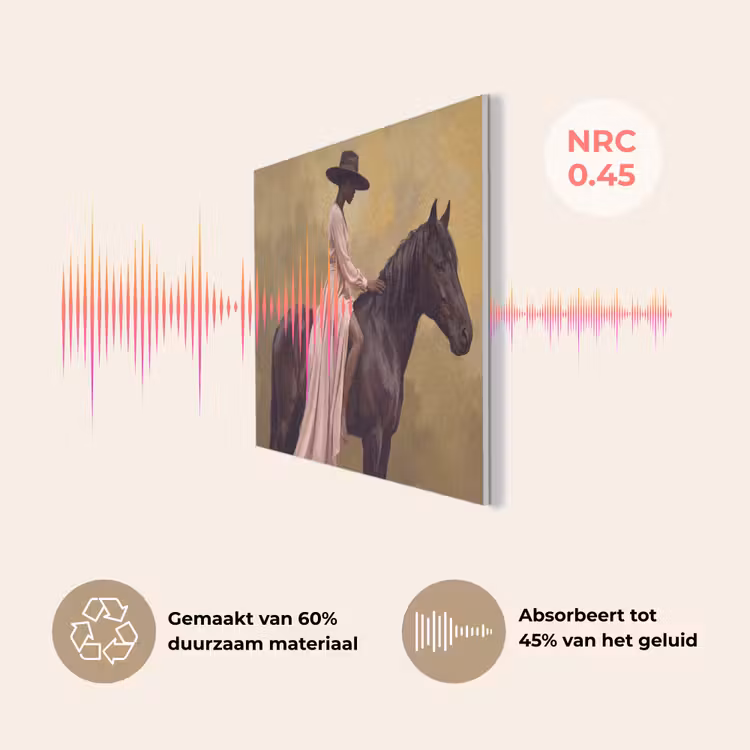 Paard - Klassiek - Oker PET vilt klein -USP_NL