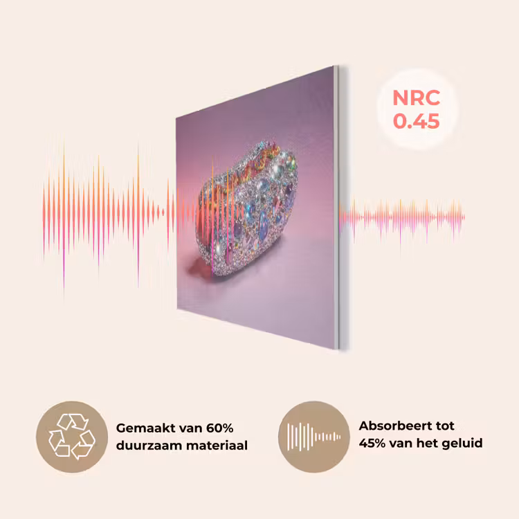Hotdog - Steentjes - Glitters - Paars PET vilt klein -USP_NL