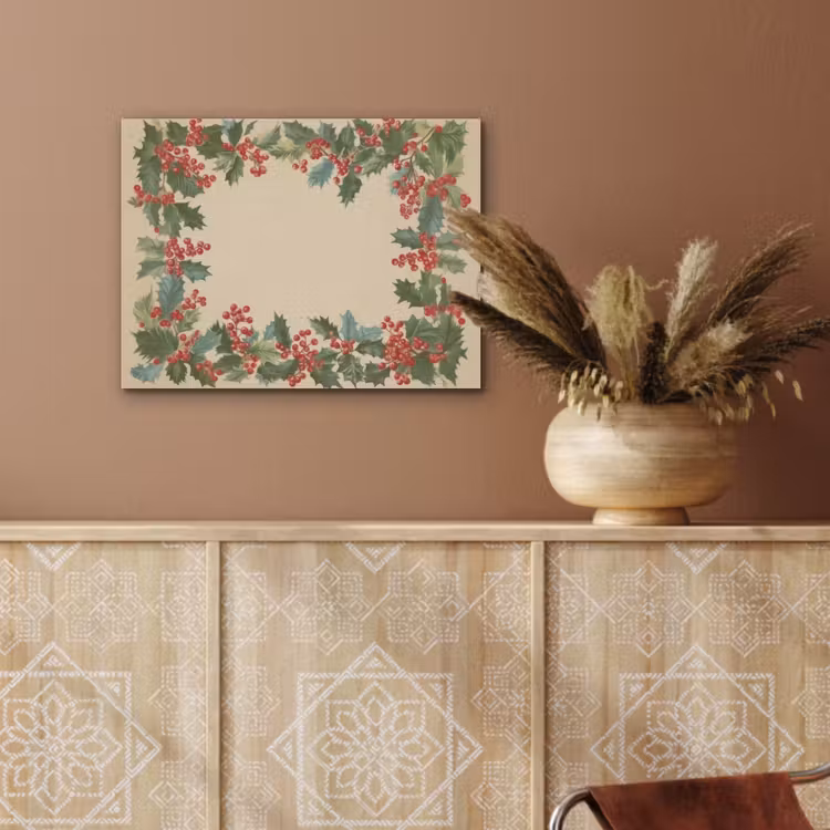 Hulstrand - Bessen - Beige PET vilt klein -sfeer4