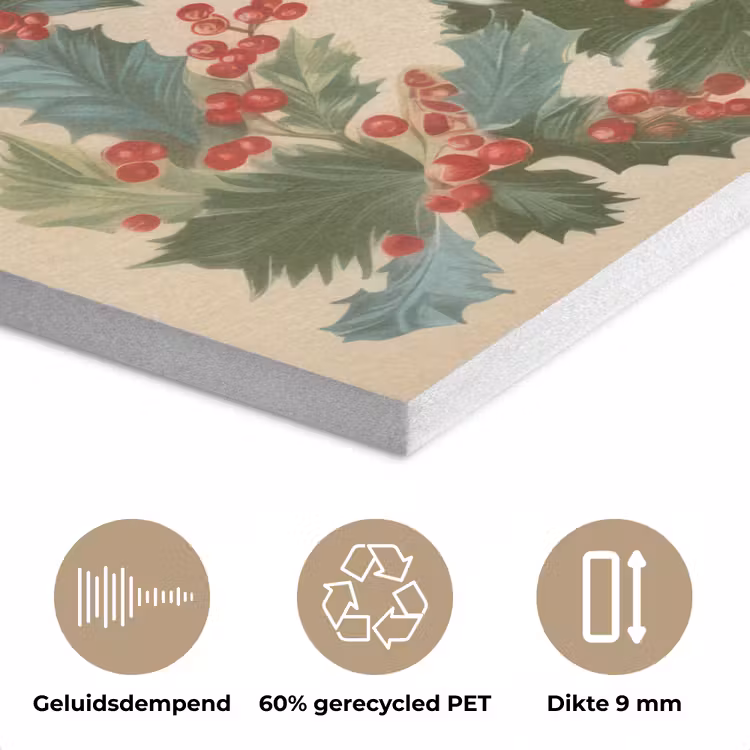 Hulstrand - Bessen - Beige PET vilt klein -closeup_NL