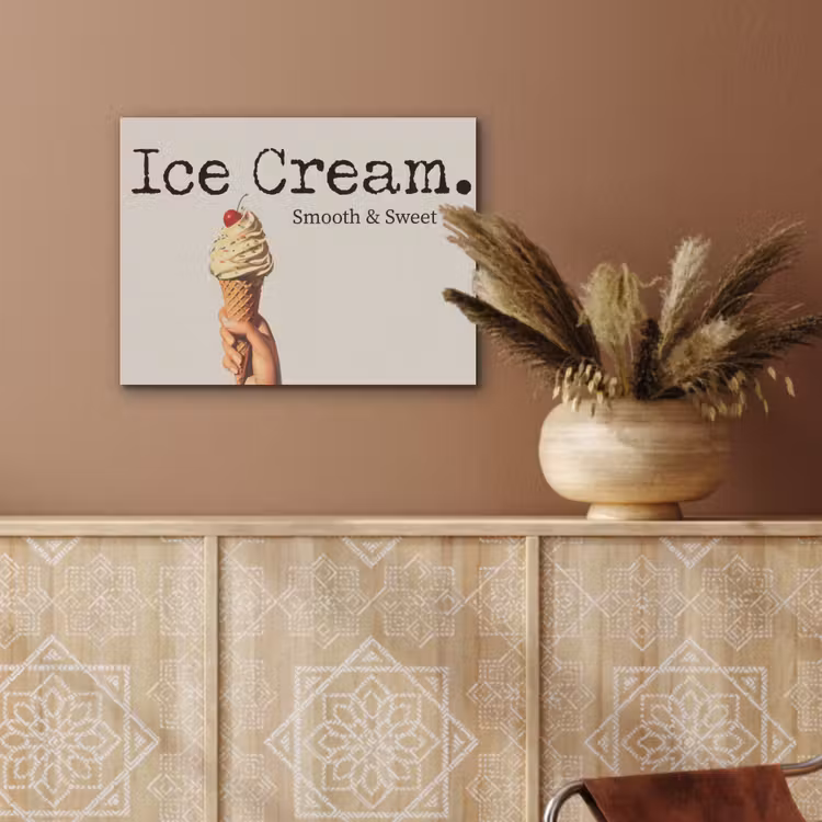 Ice cream - Softijs - Kleurrijk - Kers PET vilt klein -sfeer4