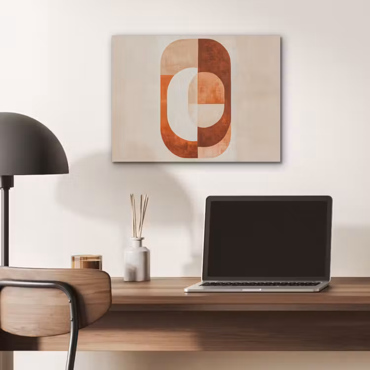 Illustratie - Abstract - Vormen - Rood PET vilt klein -sfeer5