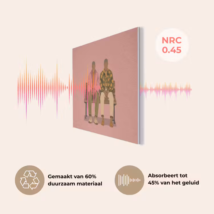 Illustratie - Bankje - Personen - Minimalistisch PET vilt klein -USP_NL