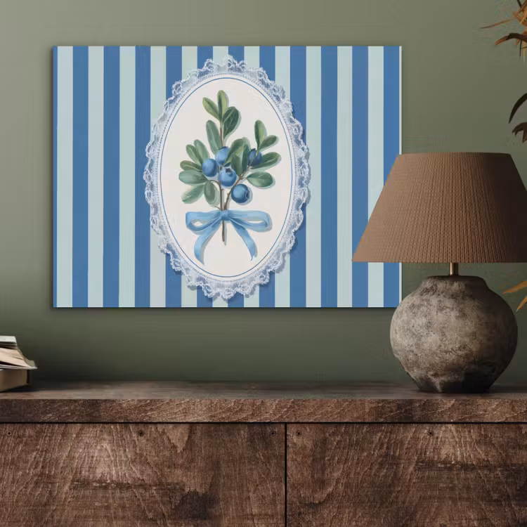 Illustratie - Bessen - Blauw - Strepen PET vilt klein -sfeer2