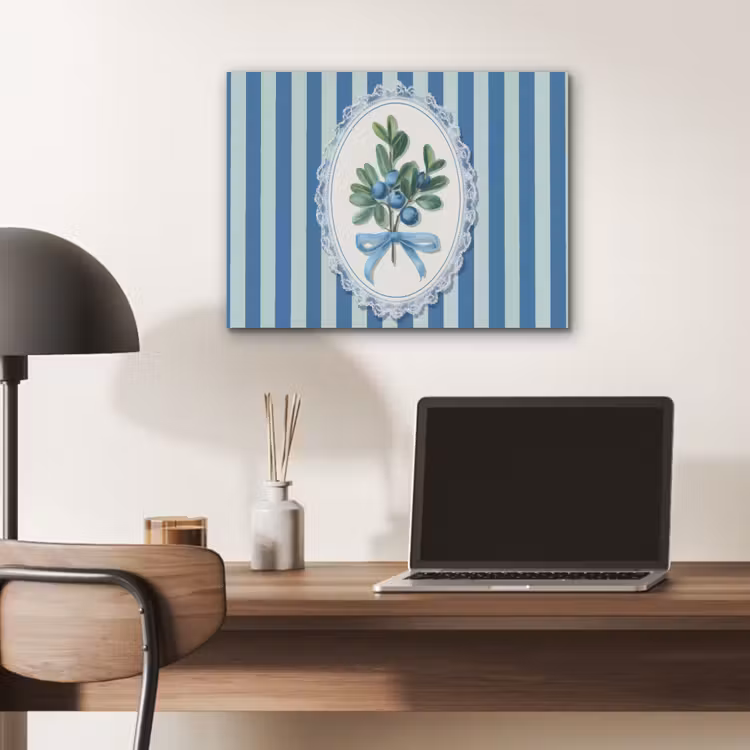 Illustratie - Bessen - Blauw - Strepen PET vilt klein -sfeer5