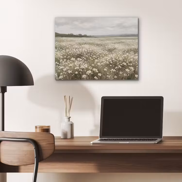 Illustratie - Landschap - Wit PET vilt klein -sfeer5