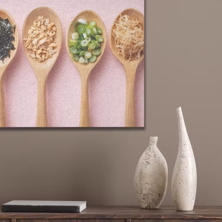 Ingrediënten - Lepels - Hout - Roze PET vilt klein -sfeer6_closeup
