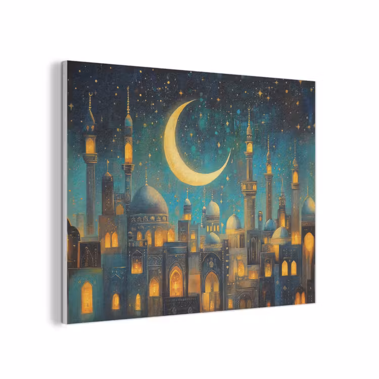 Islamitisch - Moskee - Ramadan - Islam PET vilt klein -3d