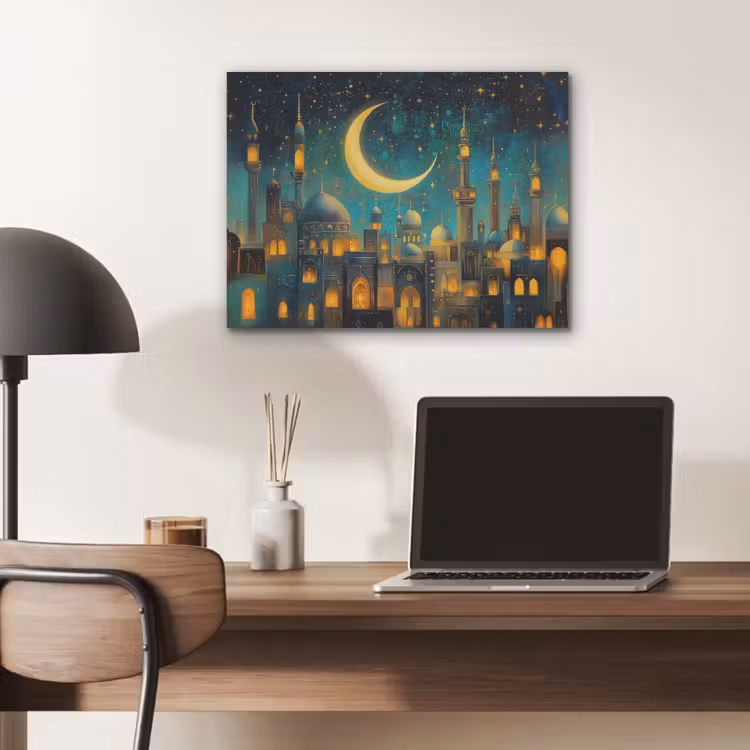 Islamitisch - Moskee - Ramadan - Islam PET vilt klein -sfeer5