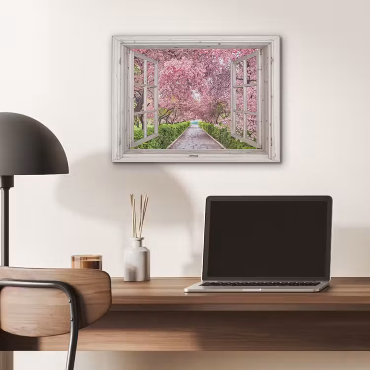 Japans - Sakura - Bloesem - Boom - Bloesem takken - Doorkijk PET vilt klein -sfeer5