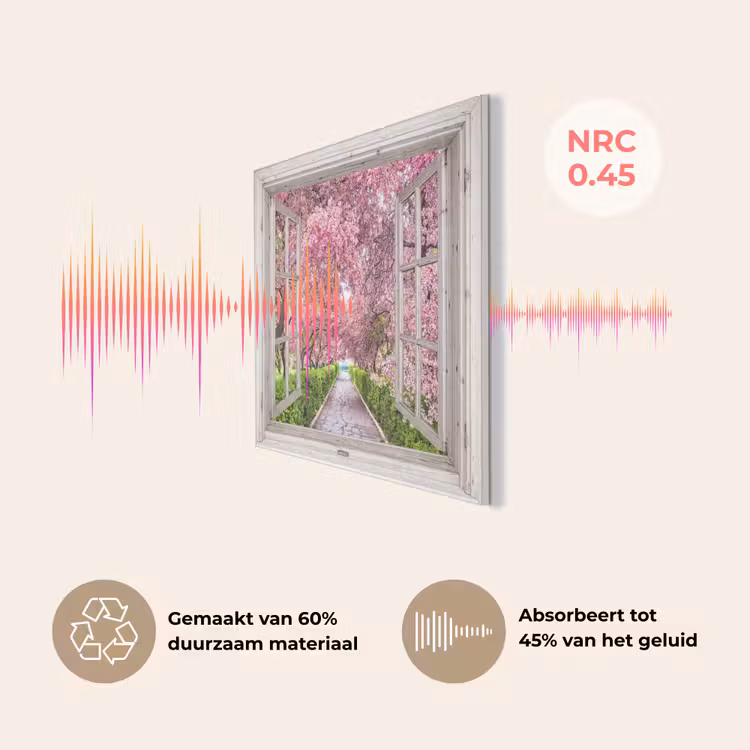 Japans - Sakura - Bloesem - Boom - Bloesem takken - Doorkijk PET vilt klein -USP_NL
