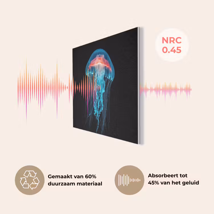 Kwal - Tentakels - Blauw - Licht PET vilt klein -USP_NL