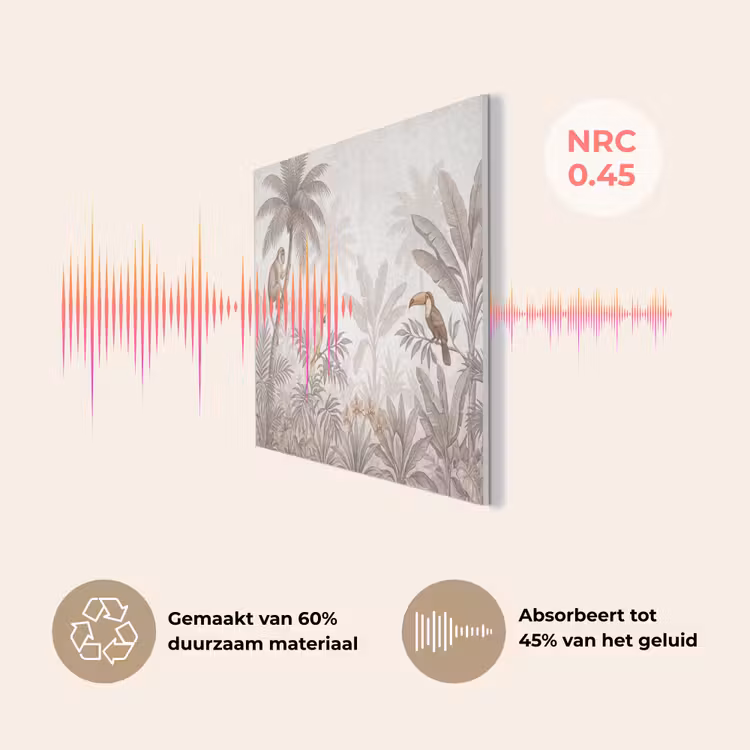Jungle - Dieren - Palmbomen PET vilt klein -USP_NL