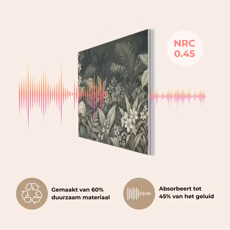 Jungle - Bladeren - Botanisch - Groen PET vilt klein -USP_NL