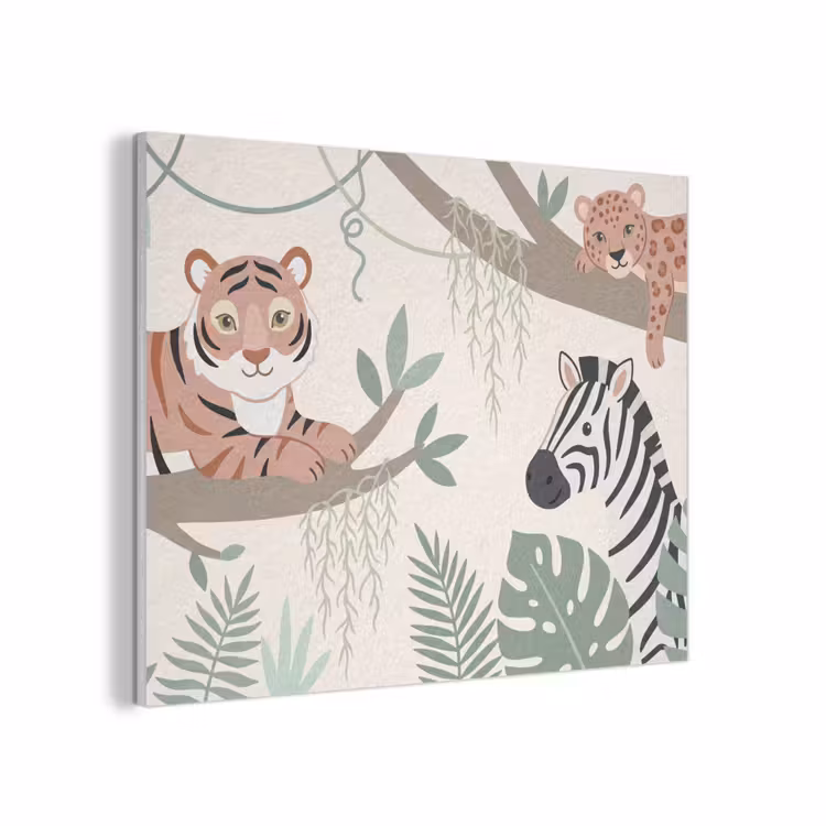 Jungle - Rustiek - Pastel PET vilt klein -3d