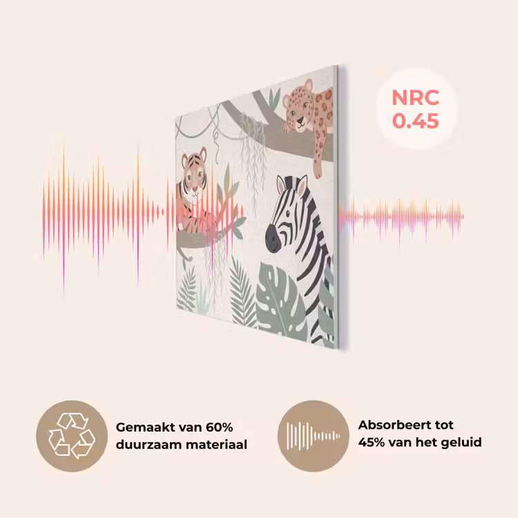 Jungle - Rustiek - Pastel PET vilt klein -USP_NL