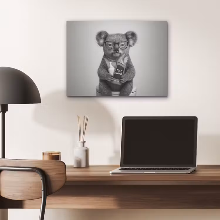 Koala - Bril - Toilet PET vilt klein -sfeer5
