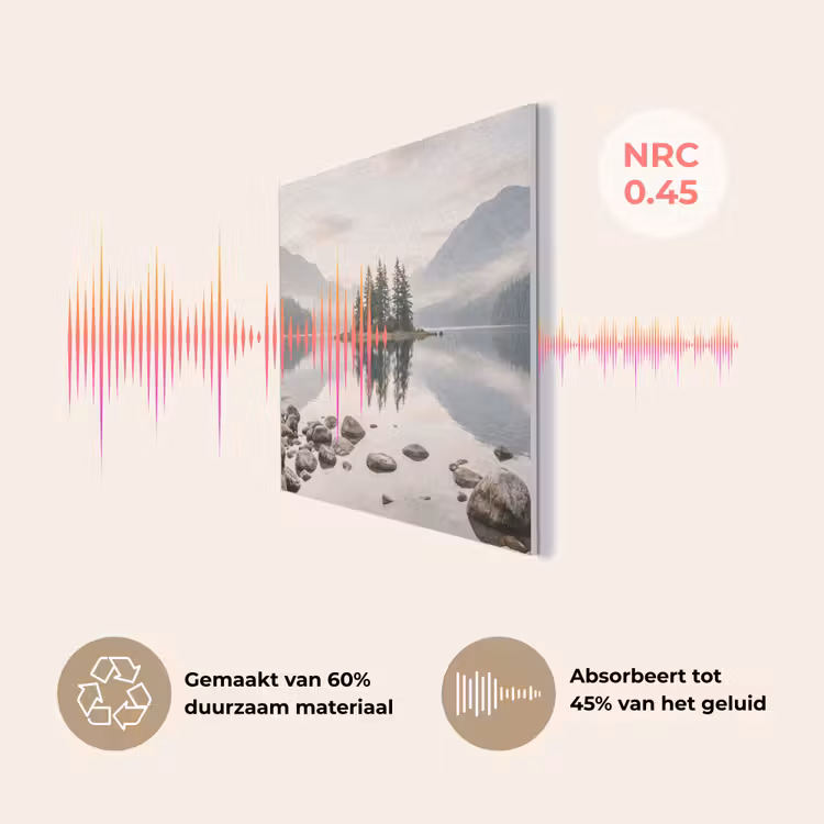 Meer - Bergen - Landschap - Groen PET vilt klein -USP_NL