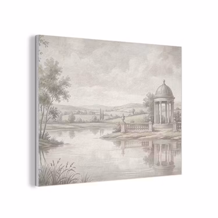 Landschap - Water - Natuur - Sepia PET vilt klein -3d