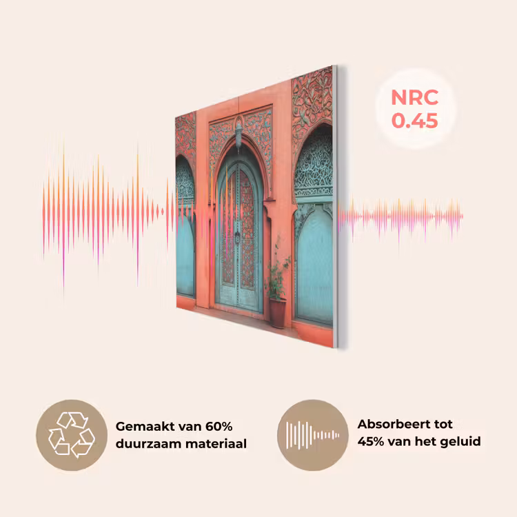 Lantaarn - Deur - Turquoise PET vilt klein -USP_NL