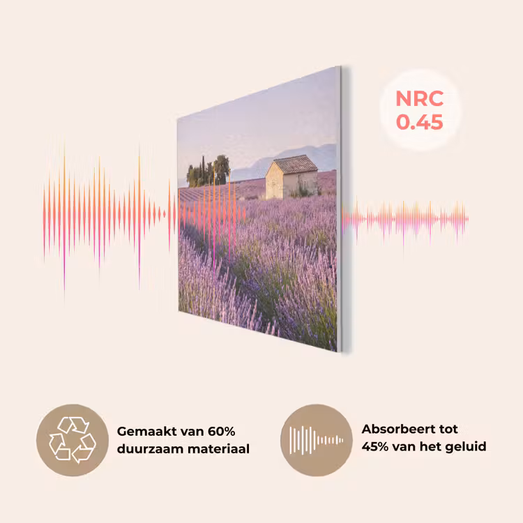 Lavendel - Landschap - Sereen - Paars PET vilt klein -USP_NL