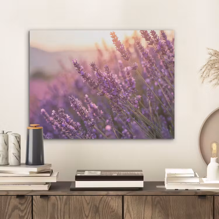 Lavendel - Paars - Zonlicht PET vilt klein -sfeer1