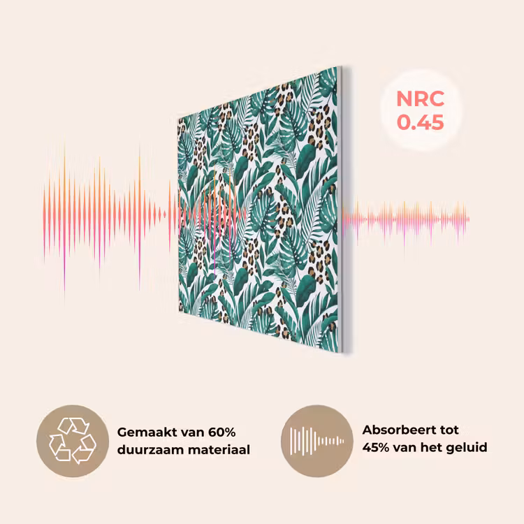 Bladeren - Tropisch - Jungle PET vilt klein -USP_NL