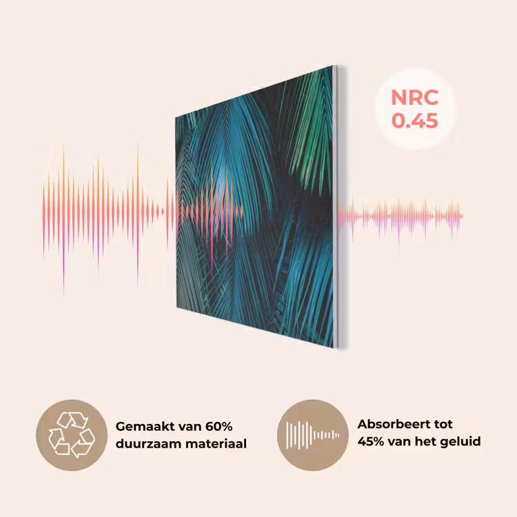 Bladeren - Tropisch - Jungle -  Natuur PET vilt middel -USP_NL