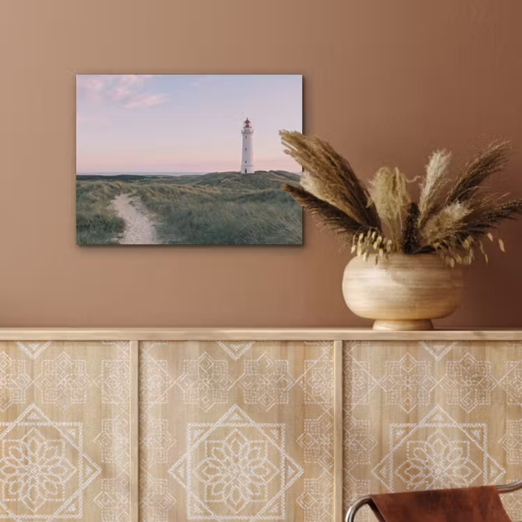 Vuurtoren - Duinlandschap - Zee PET vilt klein -sfeer4