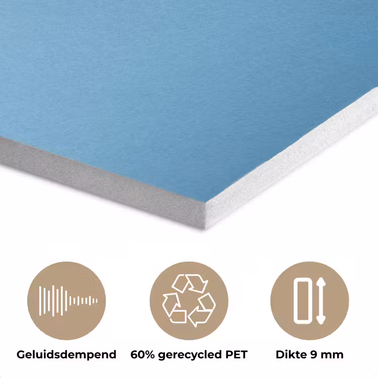 Lelies - Blauw - Glazen PET vilt klein -closeup_NL