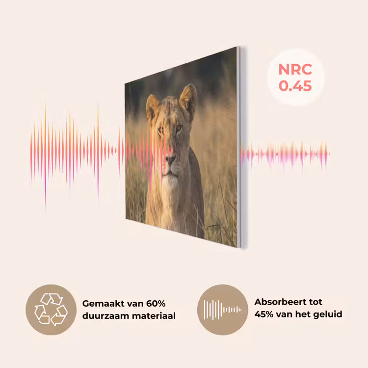 Leeuwin - Gras - Geel PET vilt klein -USP_NL