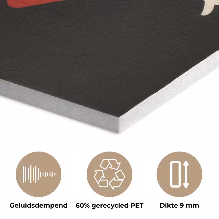 Lip - Rood - Quote PET vilt klein -closeup_NL