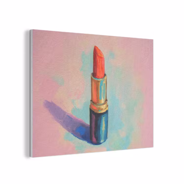 Lippenstift - Rood - Penseelstreken PET vilt klein -3d