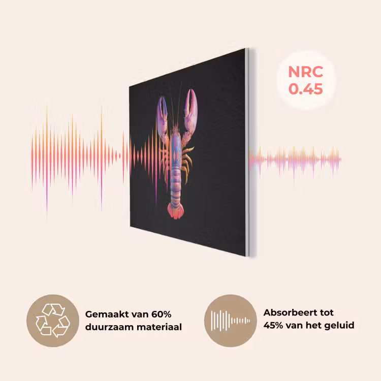 Kreeft - Paars - Roze - Zwart - Stippen - Lila PET vilt klein -USP_NL