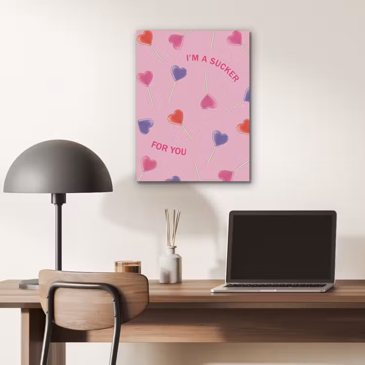 Lolly - Valentijn - Illustratie - Snoep PET vilt klein -sfeer5