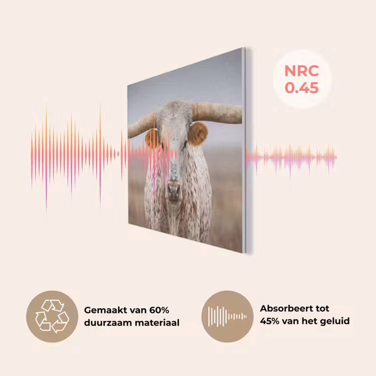 Longhorn - Grasveld - Dier PET vilt klein -USP_NL
