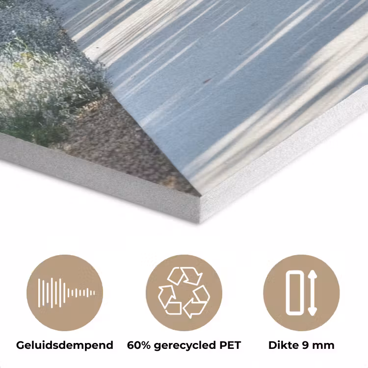 Doorkijk - Pad - Beton - Landschap PET vilt klein -closeup_NL