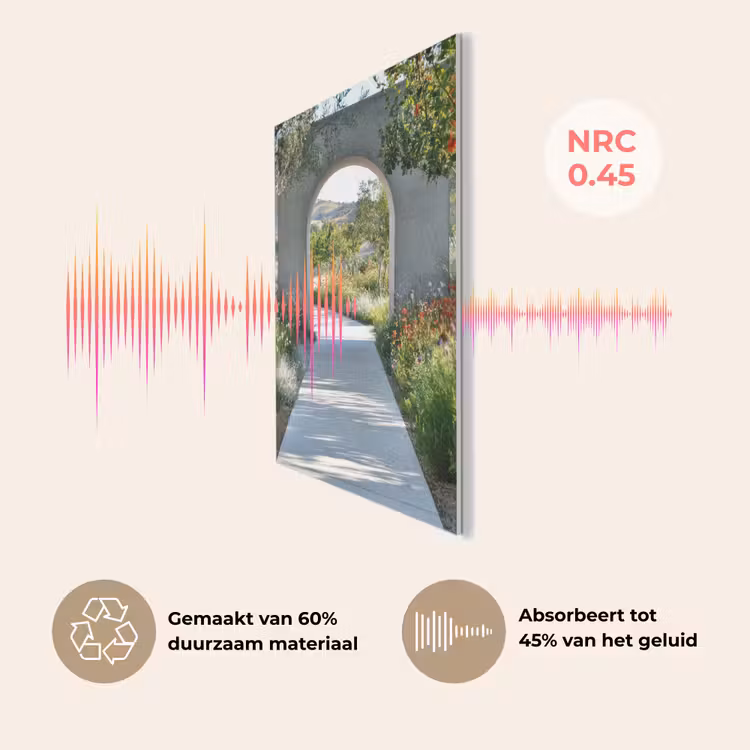 Doorkijk - Pad - Beton - Landschap PET vilt klein -USP_NL