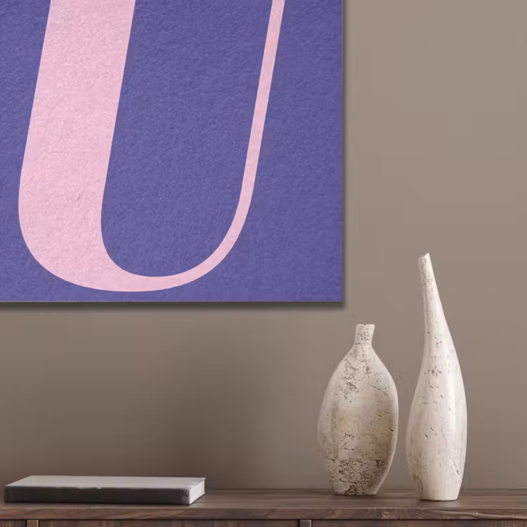 Love - Blauw - Valentijn PET vilt klein -sfeer6_closeup