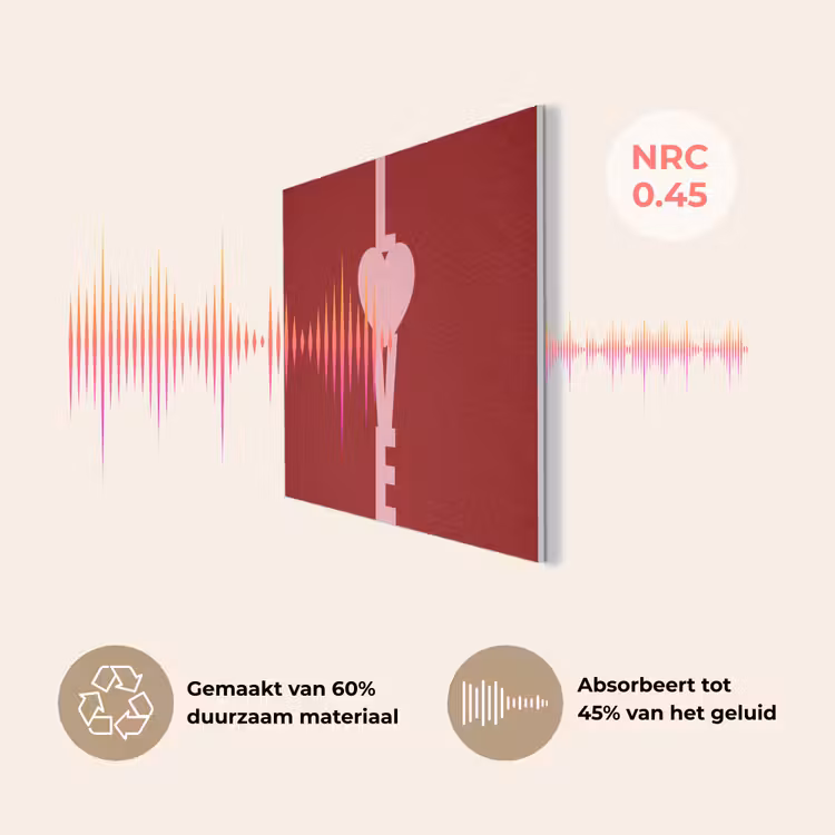 Love - Rood - Blokletters PET vilt klein -USP_NL