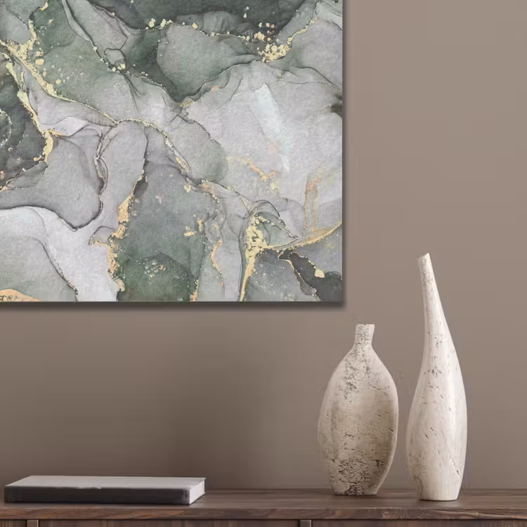 Luxe - Marmer - Groen PET vilt klein -sfeer6_closeup